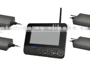 CTR40674,7" Digital Wireless Monitor With Socking Cup Braket + Transmitter Box*4pcs for Truck, Heavy Duty One to Four thumbnail-1