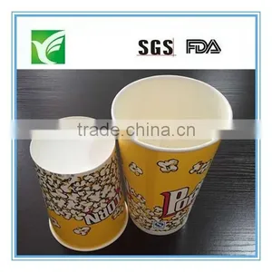 32/46oz Disposable Paper Popcorn Bucket Paper Cups for Popcorn thumbnail-2