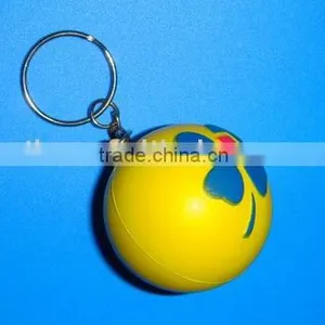 Promotional Gift Keychain/pu Ball Key Ring thumbnail-1