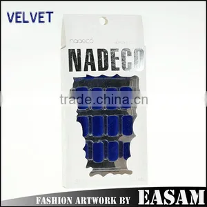 Nail Art Tutorial Velvet Flocking Nail Tips Wholesale thumbnail-1