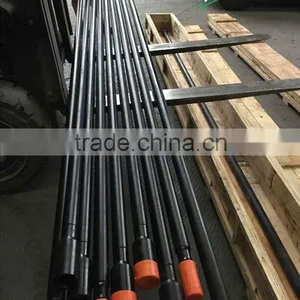 Tungsten Carbide ST68 Threaded Drill Rod With Tube Flushing Hole 30 mm thumbnail-1