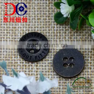 Zinc Alloy Metal 4 Holes Sewing Button for Baby Clothing thumbnail-1