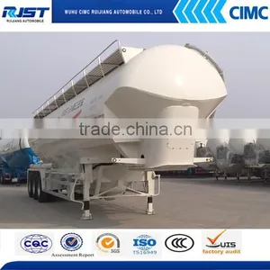60CBM Wheat Flour 3 Axle Truck Trailer/Bulk Powder and Particle Tank Trailer Bulk Cement Semi-trailer thumbnail-1
