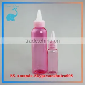 Pink Color 30ml and 120ml Colored Pet Bottle With Twist Cap thumbnail-1