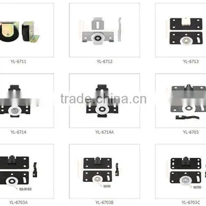 Zinc Alloy Hanging Brass Wheels for Sliding Doors Wardrobe thumbnail-4