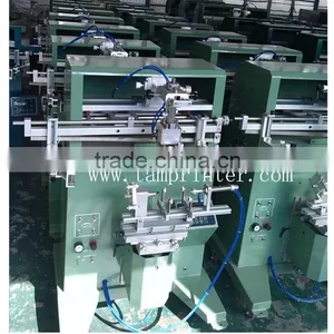 TM-400E 125MM Pneumatic Cylinder Pail Screen Printing Machine for Lids thumbnail-3