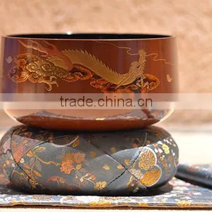 Luxurious Orin Singing Bowl Buddhist Religious Items Made From Tin thumbnail-1