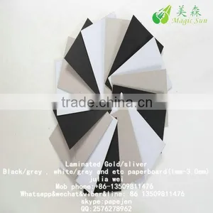 Coated Duplex Cardboard Grey Board FDA 31*43 Customized Card Board Grey Core Board Good 350g Paper Sheet thumbnail-4