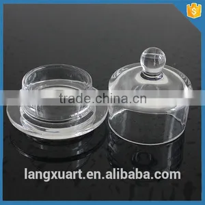Manufacture Cheap Glass Dome Jar With Base thumbnail-2