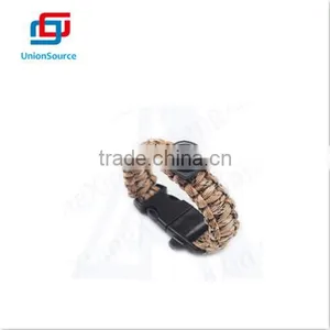 Hot Sale Bracelet Handmade Weave Parachute Rope Compass Bracelet thumbnail-2