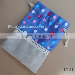 10*13cm IN Stock 2016 Fashion Cotton Bag for Girls thumbnail-6