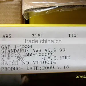 Super Quality AWS Er316L Stainless Steel Welding Wire/ Rod 1.6mm thumbnail-3