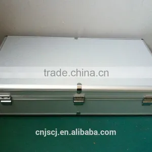 Hot Sale Silver ABS Tool Case,permanent Protection ABS Aluminum Tool Carrying Case With Lock thumbnail-2