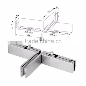 Preferential Price Glass Clamp Hardware Door Suspension Balustrade Fittings thumbnail-3