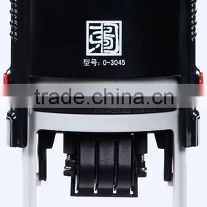Oval 30*45mm Factory Date Code Self Inking Stamp , Standard Type Date Time Stamp thumbnail-1