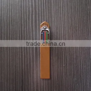 Narrow Slip Brown With Metal PU Label for Casual Wear thumbnail-1