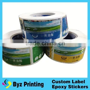 Printing Custom Adhesive Waterproof Logo Roll Freezer Food Labels. thumbnail-1