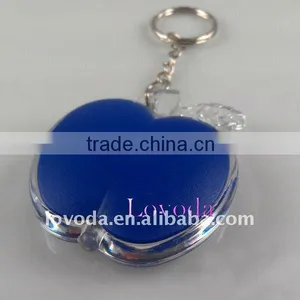 Plastic Led Logo Torch / Apple Shaped Led Keychain/ Promotional Gifts JLP-015 thumbnail-1