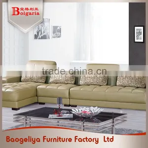 Italian Style Sofa Set Living Room Furniture Modern Hotel Used Leather Sofa thumbnail-2