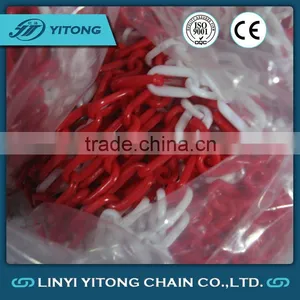 Small MOQ 10mm Black Barrier Plastic Warning Chain thumbnail-2