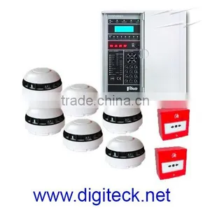 FIKE11 - FIKE TWINFLEX 8 ZONE PRO SMOKE & HEAT FIRE ALARM CONTROL KIT 2-WIRE 1X LCD DISPLAY PANEL 6X SOUNDERS 2X CALL POINTS thumbnail-1