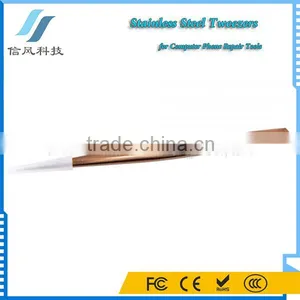 BST-16C Highly Precise Stainless Steel Tweezers for Computer Mobile Repair Tools thumbnail-4