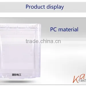 Transparent Waterproof Bathroom Light Switch Cover thumbnail-2