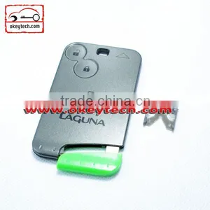 Okeytech Laguna 2 Button Smart Key Case With Blade for Key Card Renault Laguna Key Card for Renault Card Key thumbnail-1