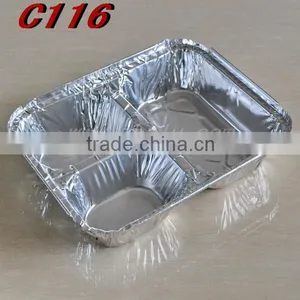 9 Inches 3-compartment Foil Box C116 thumbnail-1
