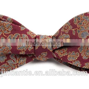 2016 Fashion Cheap Floral Jacquard Polyester Large Bow Tie thumbnail-3