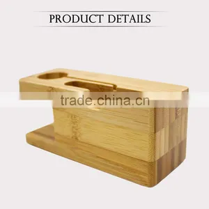 For Apple Watch and Smartphone Wood Multiple Mobile Phone Holder thumbnail-6