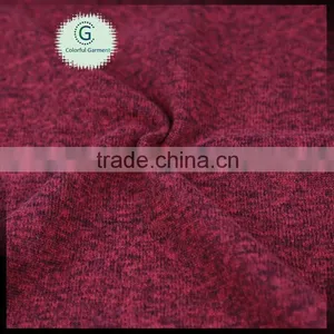 Accept Custom One Side Fleece Plain Dyed Polyester Cation Fabric for Men Suit in Autumn thumbnail-2