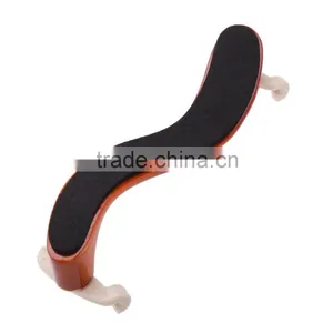 Violin Shoulder Rest Maple Wood Fit 3/4 4/4 Fiddle Violin With Cleaning Cloth thumbnail-1