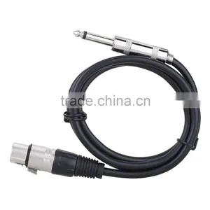 16ft XLR Female Socket to 6.35mm 1/4" Male Jack Plug Stereo Audio Cable Cord Wire for Mic Mixer Amplifier Sound Card thumbnail-4