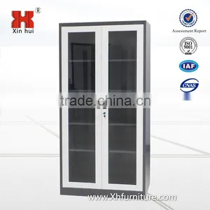 Xinhui Office Furniture Use Swing Door Steel Cupboard ,metal File Cabinet,glass Door Cabinet thumbnail-1