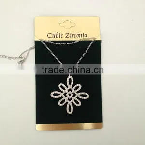 Fashion Necklace Mood Necklace Cubic Zircon Jewelry Brass thumbnail-1