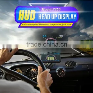 New 5.8inch Car Hud Head Up Display for All Cars With OBD2 Interface Plug Play Speed,RPM Fuel Consumption Display thumbnail-6