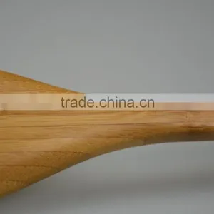 Dubai New Gastronome Trend Straight Bamboo Wooden Sillone Handle Eay Hold Spatula Cutlery Set thumbnail-6