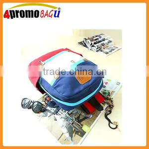 New Design School Bag Canvas Backpack Wholesale thumbnail-6