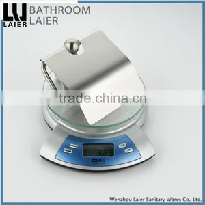 No.13133 Hot Sale Modern Bathroom Stainless Steel Brush Nicked Wall-Mounted Bathroom Accessories Paper Roll Holder thumbnail-5