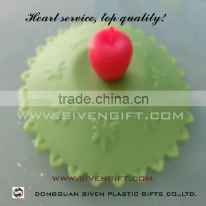 Cute Design Silicone Cup Cover Beautiful Silicon 3d Cup Lids thumbnail-1