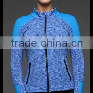 Kiteng 2016 New Design Women's Yoga Coat Fitness Running Sport Hooded Jacket Splice With Color Panel Office In USAsmall Minimum thumbnail-6