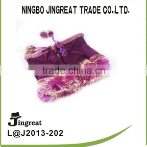 Fabbit Fur Glove Fingerless Gloves Winter Gloves thumbnail-1