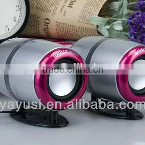 High Gloss Surface 2.0 CH USB Mini Computer Speaker For Laptop, 5W*2 thumbnail-6