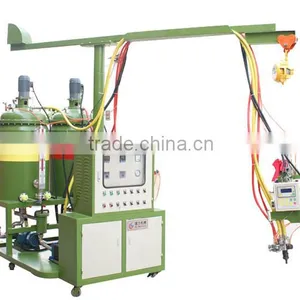 Second Hand Semi-disc Low Pressure Polyurethane Foam Shoe Sole Injection Machine thumbnail-2