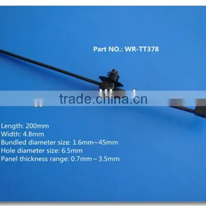 High Quality High Flexibility Self Locking Nylon Cable Tie With Clip for Car thumbnail-1