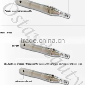 (ROHS+CE) NEW Rechargeable Microneedle Pen Meso Skin Pen DG 03N thumbnail-2