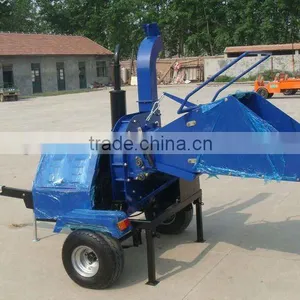 CE Approval Diesel Wood Chipper, Wood Shredder, 40HP Hydraulic Feeding Rolls thumbnail-5