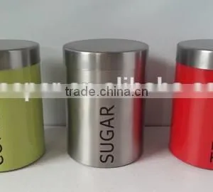 Beautiful Powder Coating Storage Jars Set thumbnail-1
