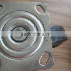 8 Inch 8X2 Nylon Pulley Caster Wheels With Bearings thumbnail-3